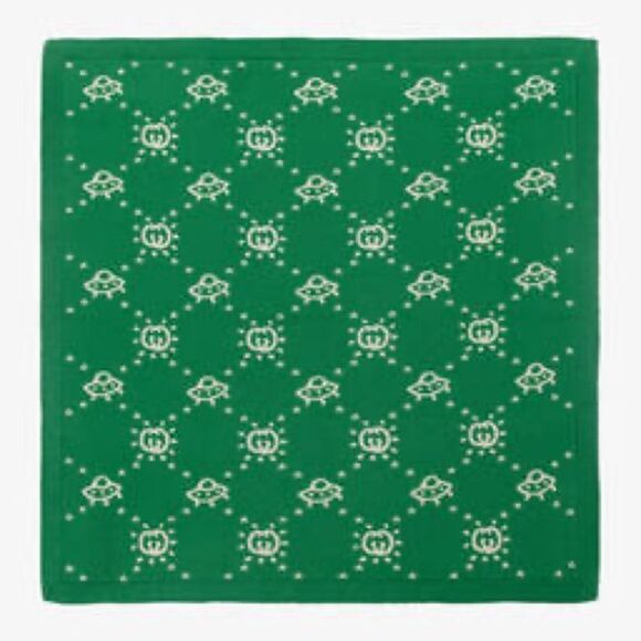 Brand new baby Gucci Green Blanket size 85 x 85 cm comes with box - Picture 1 of 5